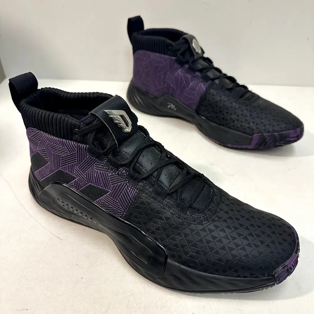 EUC adidas Dame 5 Marvel Black Panther Heroes Among Us Damian Lillard Wakanda 12